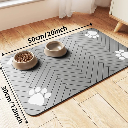 Tapis Mangeoire Chien Chat
